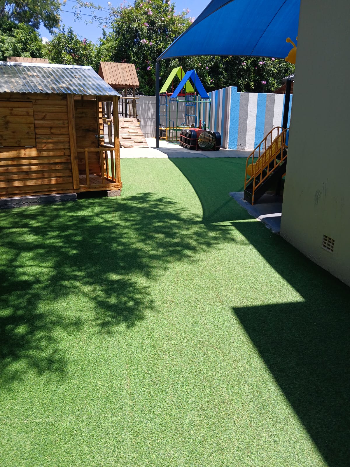 Shaded courtyard